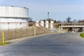 Fuel Storage Tanks Royalty Free Stock Photo