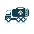 Fuel Tank Truck Icon Royalty Free Stock Photo