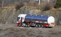 Fuel truck on the move