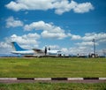 Fueling the plane Royalty Free Stock Photo