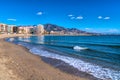 Fuengirola beach Playa de San Francisco Costa del Sol Spain Royalty Free Stock Photo