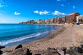 Fuengirola Spain beach in Costa del Sol Spain tourist destination Royalty Free Stock Photo