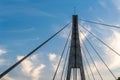 Detail of the modern bridge âPuente de la Armadaâ in Fuengirola, Spain