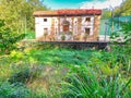 Fuensanta mineral spring and bottling plant and old spa building (built in 1847), Fuensanta, Nava municipality, Spain