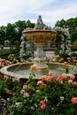 Fuente de Cupido, Rose Garden, El Retiro Park, Madrid, Spain Royalty Free Stock Photo