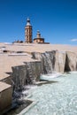 Fuente de la Hispanidad, Zaragoza, Spain Royalty Free Stock Photo