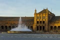 Fuente de la PLAZA DE ESPAÃâA. SEVILLA