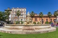 Fuente Hispalis founain in the historic center of Sevilla