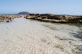 Fuerteventura, Canary Islands, Spain, Lobos island, beach, sand, dunes, landscape, nature, Ocean, climate change Royalty Free Stock Photo