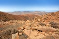 Fuerteventura mountain scenery Royalty Free Stock Photo