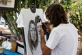 Caricature artist, Fuerteventura, Spain