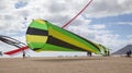 FUERTEVENTURA, SPAIN - NOVEMBER 10: Visitors enjoy beautiful display of flying kites of at 31th International Kite Festival,