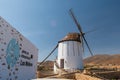 Fuerteventura, Spain - October 3 2023: The windmill museum at Tiscamanita