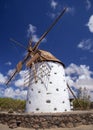 Fuerteventura, windmill at El Roque Royalty Free Stock Photo