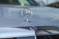 Mercedes-Benz symbol on a car Royalty Free Stock Photo