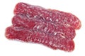 Fuet, spanish salami Royalty Free Stock Photo