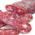 Fuet, spanish salami Royalty Free Stock Photo
