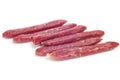 Fuet, spanish salami Royalty Free Stock Photo