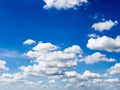 Blue sky background with clouds Royalty Free Stock Photo