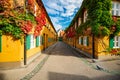 Fuggerei housing complex in Augsburg, Germany