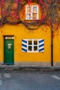 Fuggerei housing complex in Augsburg, Germany