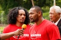 Fuifui Moimoi gives interview upon arrival at his home island Va