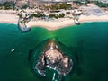 Fujairah sandy beach in the United Arab Emirates