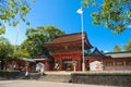 Fuji Hongu Sengen Taisha Shrine in Shizuoka, Japan. This shrine is located in close to Mt. Fuji, Japan and very popular among tour