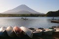 Fuji at the lake Royalty Free Stock Photo