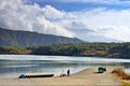 Fuji and Lake Saiko Royalty Free Stock Photo