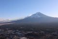 Fuji mountain with Fuji-Q Highland below