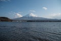 Fuji mountain and Kawaguchi lake, Japan Royalty Free Stock Photo