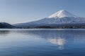 Fuji mountain and Kawaguchi lake, Japan Royalty Free Stock Photo