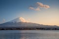 Fuji mountain and Kawaguchi lake, Japan Royalty Free Stock Photo