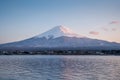 Fuji mountain and Kawaguchi lake, Japan Royalty Free Stock Photo