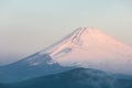 Fuji Mountain Lake Hakone Sunrise Royalty Free Stock Photo