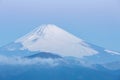 Fuji Mountain Lake Hakone Sunrise Royalty Free Stock Photo