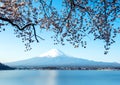 Fuji mountain landscape. Travel and sightseeing in Japan on holiday.