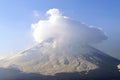 Fuji mountain with show covered on Top, close up, Japan Royalty Free Stock Photo