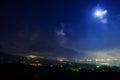 Fuji Panoramadai viewpoint at night Royalty Free Stock Photo