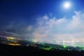 Fuji Panoramadai viewpoint at night Royalty Free Stock Photo