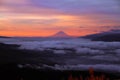 FUJI TAKABOCCHI SUNRISE Royalty Free Stock Photo