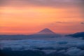 FUJI TAKABOCCHI SUNRISE Royalty Free Stock Photo