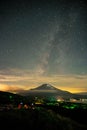 FUJI VIEW FORM MILKY WAY Royalty Free Stock Photo