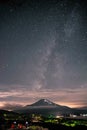 FUJI VIEW FORM MILKY WAY Royalty Free Stock Photo