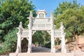 Southern Shaolin Monastery. a famous historic site in Quanzhou, Fujian, China.