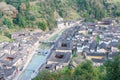 Taxia Village at Tianloukeng Tulou Scenic Spots in Fujian Tulou (Nanjing) Scenic Area in Nanjing, Fujian, China.