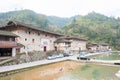 Taxia Village at Tianloukeng Tulou Scenic Spots in Fujian Tulou (Nanjing) Scenic Area in Nanjing, Fujian, China.