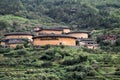 The Fujian Tulou, the Chinese rural earthen dwelling unique to the Hakka minority in Fujian province in China. Royalty Free Stock Photo