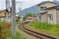 Fujikyu railway, Fujiyoshida, Japan